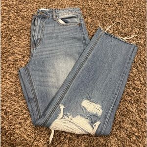 Ripped Washed Jeans (SIZE SEVEN)